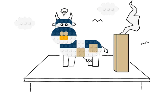 지붕 위의 암소