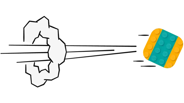 치고, 움직이고