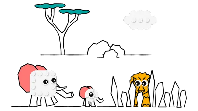 아기 코끼리를 지켜라